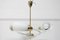 Mid-Century Glass Pendant Lamp with Bloom Shape, Czechoslovakia, 1960s, Image 6