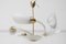 Mid-Century Glass Pendant Lamp with Bloom Shape, Czechoslovakia, 1960s 4
