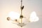 Mid-Century Glass Pendant Lamp with Bloom Shape, Czechoslovakia, 1960s 2