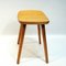 Mid-Century Birch Stool Palle by Yngve Ekström, Sweden, 1950s, Image 2