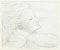 Eugène Berman, Portrait of his Wife, 20th Century, Original Pencil on Paper, Immagine 1