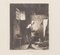 Aguafuerte La Lessiveuse, siglo XIX de A. Decamps & Ch. Bourgeat, Imagen 1