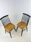 Vintage Swedish Teak Spindle Back Dining Chairs by Ilmari Tapiovaara for Pastoe, 1960s, Set of 2 2