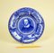 Blue and White Souvenir Plate with Portrait of William Shakespeare by Samuel Hancock & Sons, 1904 2