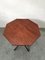 Mid-Century Hexagonal Rosewood Dining Table with Black Iron Structure 4