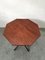 Mid-Century Hexagonal Rosewood Dining Table with Black Iron Structure, Image 4