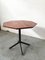 Mid-Century Hexagonal Rosewood Dining Table with Black Iron Structure 1