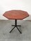 Mid-Century Hexagonal Rosewood Dining Table with Black Iron Structure 9