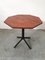 Mid-Century Hexagonal Rosewood Dining Table with Black Iron Structure, Image 9