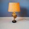 Lámpara de mesa Hollywood Regency de latón en forma de concha, años 70, Imagen 3