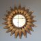 Gilt Metal Sunburst Mirror, 1950s 2