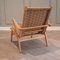 Dutch Wood and Rope Armchair, 1940s, Immagine 3