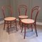 No. 14 Dining Chairs by Michael Thonet for Fischel, 1920s, Set of 3 3