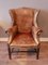 Leather Wing Chair, 1920s 2