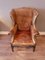 Leather Wing Chair, 1920s 7
