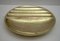 Brass Hammered and Brushed Bowl from Cibici, 1970s 2