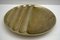 Brass Hammered and Brushed Bowl from Cibici, 1970s 3