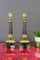 French Empire Style Bronze and Brass Candlesticks on Tripod Base, Set of 2, Image 24