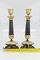 French Empire Style Bronze and Brass Candlesticks on Tripod Base, Set of 2, Image 19