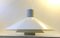White Trapezoid Ceiling Lamp by Christian Hvidt for Nordisk Solar, 1970s 3