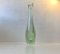 Vase en Verre de Canard Vert avec Bulles d'Air par Per Lütken pour Holmegaard, 1950s 9