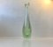 Vaso in vetro anatroccolo verde con bolle d'aria di Per Lütken per Holmegaard, anni '50, Immagine 9