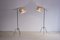 French Tripod Pendulum Floor Lamps from Arlus, 1950s, Set of 2 5