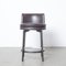 Italien Brown Leather Feel Good Stool by Antonio Citterio for FlexForm, 2010s 1