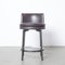 Italien Brown Leather Feel Good Stool by Antonio Citterio for FlexForm, 2010s, Image 1