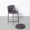 Italien Brown Leather Feel Good Stool by Antonio Citterio for FlexForm, 2010s 15