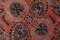 Antique Light Red Floral Re-import Sarough, 1920s 6