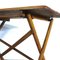 Industrieller Zusammenklappbarer Tisch aus Holz, 1930er 5