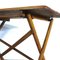 Table de Travail Pliable Industrielle en Bois, 1930s 5