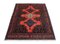 Middle East Geometric Rusty Red Patterned Rug with Central Medallion & Border, 1980s 4