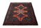 Middle East Geometric Rusty Red Patterned Rug with Central Medallion & Border, 1980s 5