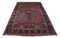 Middle East Floral Wine Red Rug with Border and Medallion, 1930s 5