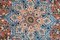 Middle East Floral Dusty Pink Rug with Border and Medallion 6