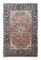 Middle East Floral Dusty Pink Rug with Border and Medallion 1