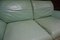 Large Vintage Mint Green Leather 2-Seat Sofa, 1980s 4