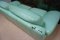 Large Vintage Mint Green Leather 2-Seat Sofa, 1980s 11