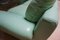 Large Vintage Mint Green Leather 2-Seat Sofa, 1980s 10