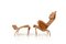 Pernilla Lounge Chairs in Cognac by Bruno Mathsson for Dux, 1970s, Set of 2 1