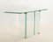 Glass and Brass Console Table, 1970s, Image 9