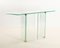 Glass and Brass Console Table, 1970s 5