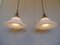 German Glass Pendant Lamps from Limburg, 1960s, Set of 2 7