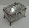 Antique German Art Nouveau Silver-Plated Jewelry Box from WMF, Image 5