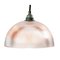 Mid-Century Industrial Glass Shade Pendant Lamp from Holophane 4