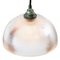 Mid-Century Industrial Glass Shade Pendant Lamp from Holophane 3