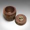 Kleiner Antiker Chinesischer Gewürzbehälter aus Mahagoni & Messing 8