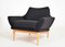 Schwedisches Mid-Century Modern Curver Sofa & Sessel aus Eiche von Johannes Andersen für AB Trensums Fåtöljfabrik, 2er Set 14